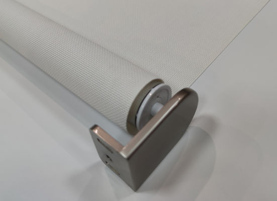 Fabric Grey Fireproof Roller Window Blinds Manual For Home Hospital Office