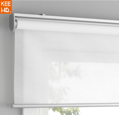 Fabric Blackout Roller Window Blinds UV Protection Thermal Insulated Anti Static