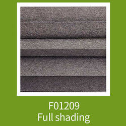 Light Filtering Grey Honeycomb Blackout Blinds , Modern Corded Cellular Shades
