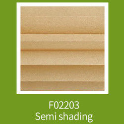 Light Filtering Grey Honeycomb Blackout Blinds , Modern Corded Cellular Shades