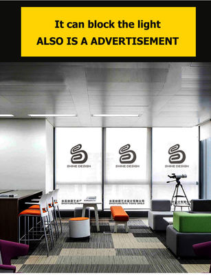 Polyester Material Roller Curtain Blind For Advertisement Print Logo
