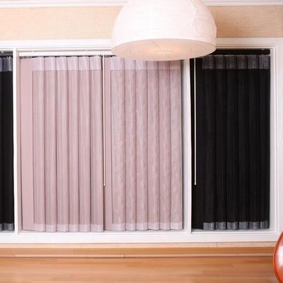 Electric Modern Vertical Fabric Blinds , Pink Window Blinds For Luxury Home