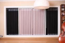 Electric Modern Vertical Fabric Blinds , Pink Window Blinds For Luxury Home
