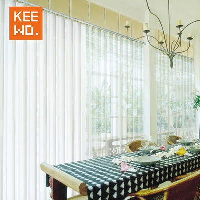 Sheer Fabric Window Vertical Blinds With Minimalist Modern Style