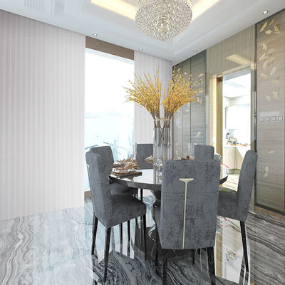 Decorative White Window Vertical Blinds Manual Control For Patio Bathroom