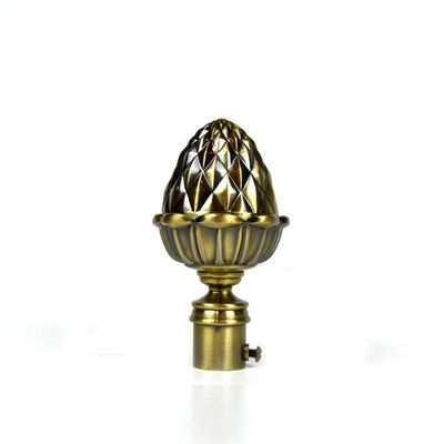 19mm Window Curtain Rod Accessories With Gold Sliver Bronze Copper Color