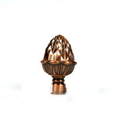 19mm Window Curtain Rod Accessories With Gold Sliver Bronze Copper Color
