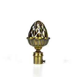 19mm Window Curtain Rod Accessories With Gold Sliver Bronze Copper Color