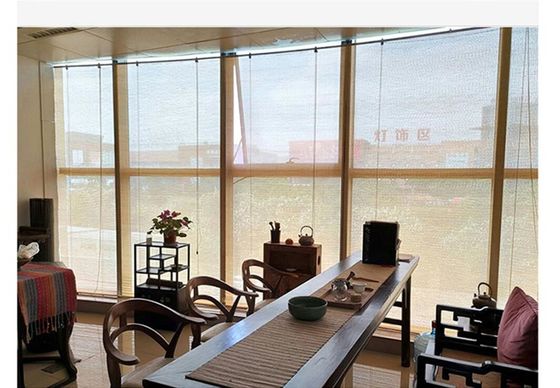 Exterior Interior Manual Bamboo Blind Curtain For Window Doors