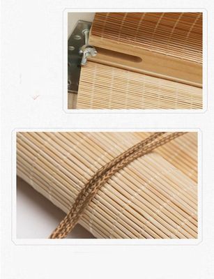 Sunshade Hotel Type Curtains , Balcony Bamboo Blinds For Tea Room Study Office Hotel