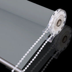 PVC Polyester Office Window Drapes Zebra Style Waterproof UV Protection