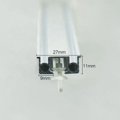 manual sliding runners carriers curtain track snake wave curtain ripple fold curtain track