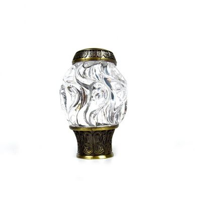 Customized Curtain Finials Crystal Curtain Rod Accessories