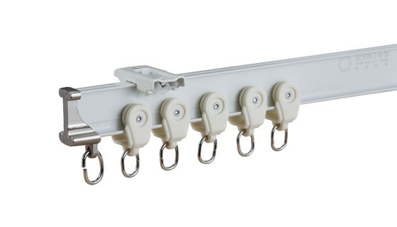White Black Color Aluminum Hand Bendable Curved Curtain Track Rails And Rods For Curtain