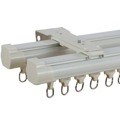 Curtain Rod Price White Color Aluminum Curtain Rails For Curtains