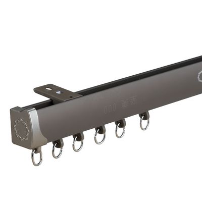 Aluminium Curtain Rail Track White Color For Home Decoration ODM