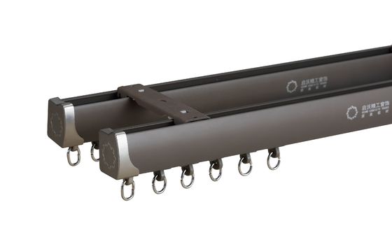 Aluminium Curtain Rail Track White Color For Home Decoration ODM