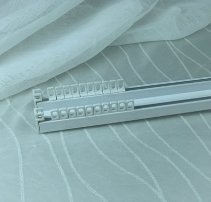 Double Bracket Free Curtain Rail Aluminum Ceiling Curtain Track For Home Decoration