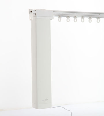 Adjustable Rails Electric Curtain Rail Motorized Curtain Tracks With Pulley System