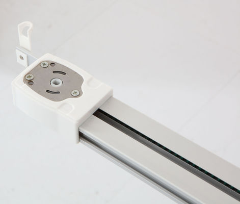 Adjustable Rails Electric Curtain Rail Motorized Curtain Tracks With Pulley System