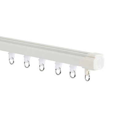 Ceilling Mounted Aluminum Shower Curtain Hook Curtain Track With Accessories