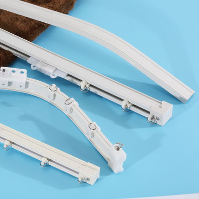Ceilling Mounted Aluminum Shower Curtain Hook Curtain Track With Accessories