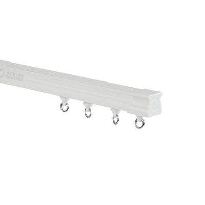 Ceilling Mounted Aluminum Shower Curtain Hook Curtain Track With Accessories