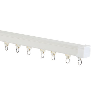 Ceilling Mounted Aluminum Shower Curtain Hook Curtain Track With Accessories