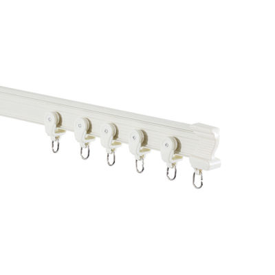 Ceilling Mounted Aluminum Shower Curtain Hook Curtain Track With Accessories