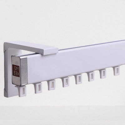 Decorative Square Silent Curtain Track , Heavy Duty Curtain Rail OEM