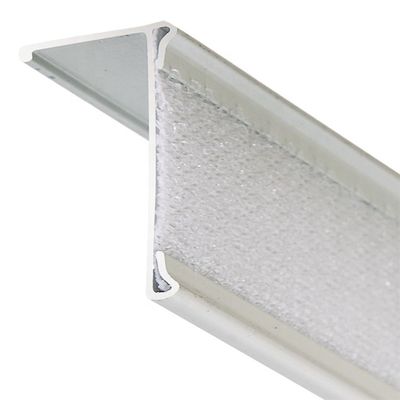 Ready ship wall mounted aluminum railings magic tape curtain track rail for curtains pocket