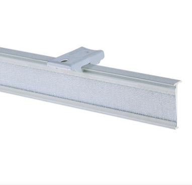 Ready ship wall mounted aluminum railings magic tape curtain track rail for curtains pocket