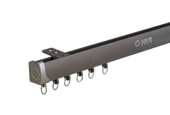 Aluminum Sliding Windows Curtain Track With Pulley System Curtain Iron Rail Curtain Track