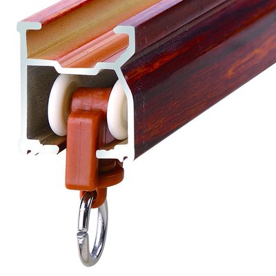 Aluminium L Shaped Silent Curtain Track With Electrophoresis Surface Treatment