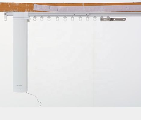 Electric Telescopic Silent Curtain Track Adjustable Aluminum Alloy Material