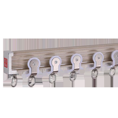Bendable Aluminium Curtain Track , Curved Curtain Rail For Bay Window