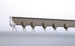 Window Decorative Curved Silent Curtain Track Manual Aluminum Metal Material
