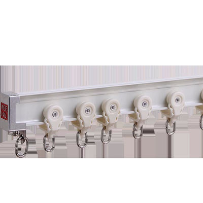 Metal Aluminum Bay Window Curtain Rail Track With Electrophoresis