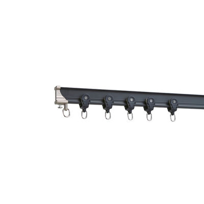 Ceiling Bendable Silent Curtain Track Curved For Shower Room