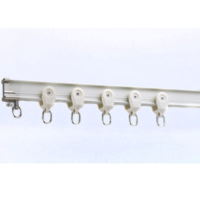 Ceiling Bendable Silent Curtain Track Curved For Shower Room