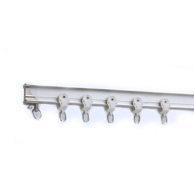 Ceiling Bendable Silent Curtain Track Curved For Shower Room