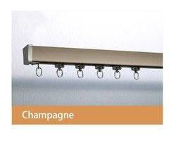 Ceiling Bendable Silent Curtain Track Curved For Shower Room
