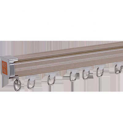Aluminum Metal Silent Curtain Track With Ceiling Mounted Wall Mounted Style
