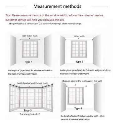 Aluminum Metal Silent Curtain Track With Ceiling Mounted Wall Mounted Style