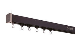 Ceiling Mounted Heavy Duty Aluminium Curtain Track For Home Decoration