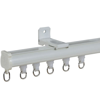 Modern Silent Curtain Track Ceiling Mounted With Electrophoresis