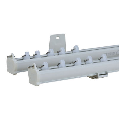 Modern Silent Curtain Track Ceiling Mounted With Electrophoresis