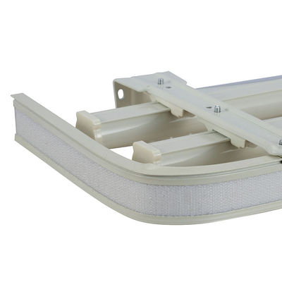 Modern Silent Curtain Track Ceiling Mounted With Electrophoresis