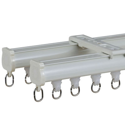 Modern Silent Curtain Track Ceiling Mounted With Electrophoresis