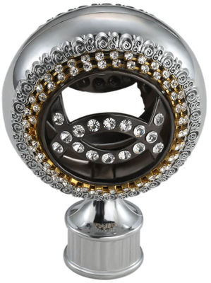 Luxury Decorative Glass Head  Curtain Rod Accessories Curtain Finials For Curtain Rods